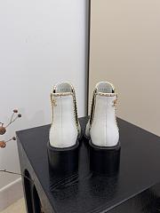 Chanel Short Boots White 6cm - 3