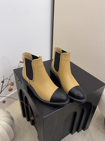 Chanel Short Boots Beige 6cm