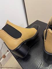 Chanel Short Boots Beige 6cm - 6