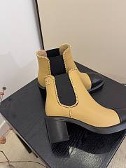 Chanel Short Boots Beige 6cm - 5