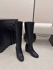 Chanel High Boots Calfskin Black 6.5cm - 6