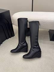 Chanel High Boots Calfskin Black 6.5cm - 3