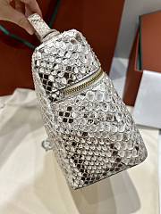 Loro Piana Extra Bag L23 Python Leather - 27x16x10cm - 5