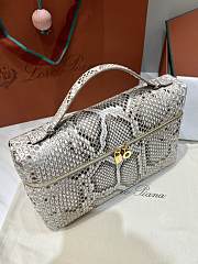 Loro Piana Extra Bag L23 Python Leather - 27x16x10cm - 2