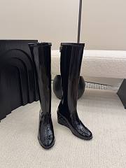 Chanel High Boots Patent Black 6.5cm - 5