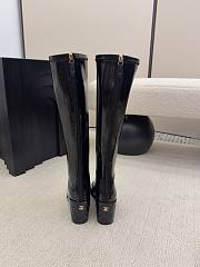Chanel High Boots Patent Black 6.5cm - 6