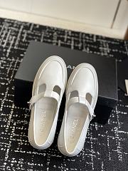 Chanel Moccasins Calfskin White 3cm - 2