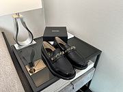 Chanel Moccasins Shiny Lambskin Black 2.5cm - 5
