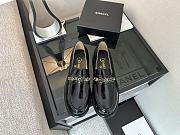 Chanel Moccasins Shiny Lambskin Black 2.5cm - 3