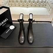 Chanel Short Boots Stretch Lambskin & Lambskin Black 5cm - 1