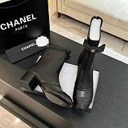 Chanel Short Boots Stretch Lambskin & Lambskin Black 5cm - 2