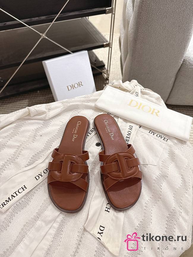 Dior D-Club Side Camel Calfskin - 1