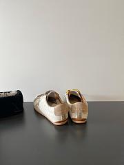 Golden Goose True Star In White Nappa Leather With Gold Star And Beige Suede Heel Tab - 2