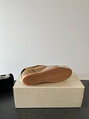 Golden Goose True Star In Tobacco Colored Suede With White Star And Platinum Heel Tab - 3