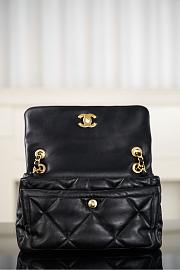 Chanel Maxi Hobo Lambskin Gold Tone Black - 35x24x10cm - 2