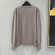 Ami Paris Ami De Coeur Cardigan Ash/Off-White - 6