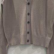 Ami Paris Ami De Coeur Cardigan Ash/Off-White - 4