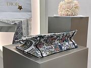 Medium Dior Book Tote Dior Lucky bag Dior Flowers Calendar Allover Multicolor Embroidery - 36x27.5x16.5cm - 5