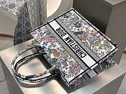 Medium Dior Book Tote Dior Lucky bag Dior Flowers Calendar Allover Multicolor Embroidery - 36x27.5x16.5cm - 2