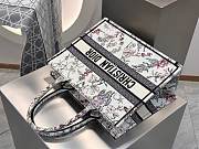 Medium Dior Book Tote Beige Millefiori Embroidery - 36x27.5x16.5cm - 6