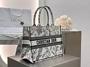 Medium Dior Book Tote Beige Millefiori Embroidery - 36x27.5x16.5cm - 4