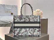 Medium Dior Book Tote Beige Millefiori Embroidery - 36x27.5x16.5cm - 2