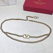 Valentino Vlogo Signature Chain Belt Gold  - 4