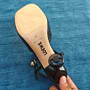 Loewe Toy Ankle Strap Pump In Lambskin Black 9cm - 5