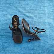 Loewe Toy Ankle Strap Pump In Lambskin Black 9cm - 2
