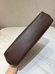 The Row Alger Shoulder Bag in Leather Deep Brown - 39x9.5x19cm - 2