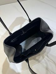 The Row Alger Shoulder Bag in Leather Black - 39x9.5x19cm - 6