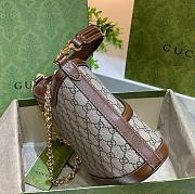 Gucci Beige GG Supreme Retro Interlocking G Hobo - 24.5x20x8cm - 6