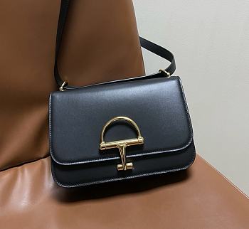 Gucci Siena Small Shoulder Bag Black - 22.5x14x8cm