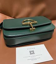 Gucci Siena Small Shoulder Bag Green - 22.5x14x8cm - 6