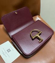 Gucci Siena Small Shoulder Bag Burgundy - 22.5x14x8cm - 4