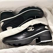 Chanel Trainers Mixed Fibers Shiny Calfskin & Suede Calfskin Black 4cm - 2