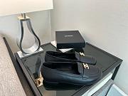 Chanel Loafers Black Gold Tone  - 3