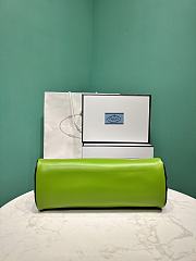 Prada Swing Smooth Leather Shoulder Bag Green 1BC249 - 28x11.5cmx10cm - 2