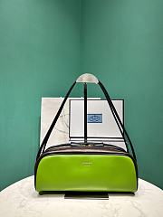 Prada Swing Smooth Leather Shoulder Bag Green 1BC249 - 28x11.5cmx10cm - 4