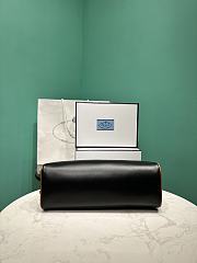 Prada Swing Smooth Leather Shoulder Bag Black 1BC249 - 28x11.5cmx10cm - 3