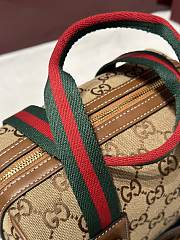 Gucci Mini GG Handbag  Beige And Brown GG Canvas - 20x13x13cm - 2