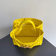 Bottega Veneta Small Andiamo Intrecciato Sulfur - 25x20x10cm - 6