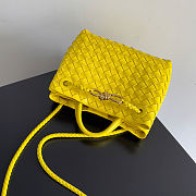 Bottega Veneta Small Andiamo Intrecciato Sulfur - 25x20x10cm - 2