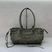 Balenciaga Le City Bag East West In Green Arena Storico - 39.8×17.7×14.9cm - 2