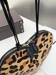 Le Coeur Bag In Leopard Haircalf Brown - 21x17x5cm - 6