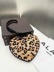 Le Coeur Bag In Leopard Haircalf Brown - 21x17x5cm - 4