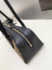 Alaia Le Teckel Medium Bag In Leopard Haircalf Brown - 33x11x10cm - 6