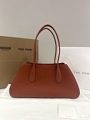 The Row Alger Shoulder Bag in Leather Tan - 39x9.5x19cm - 1