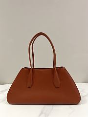 The Row Alger Shoulder Bag in Leather Tan - 39x9.5x19cm - 3