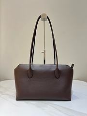 The Row Terrasse Bag in Leather Dark Brown - 32x18x20cm - 1